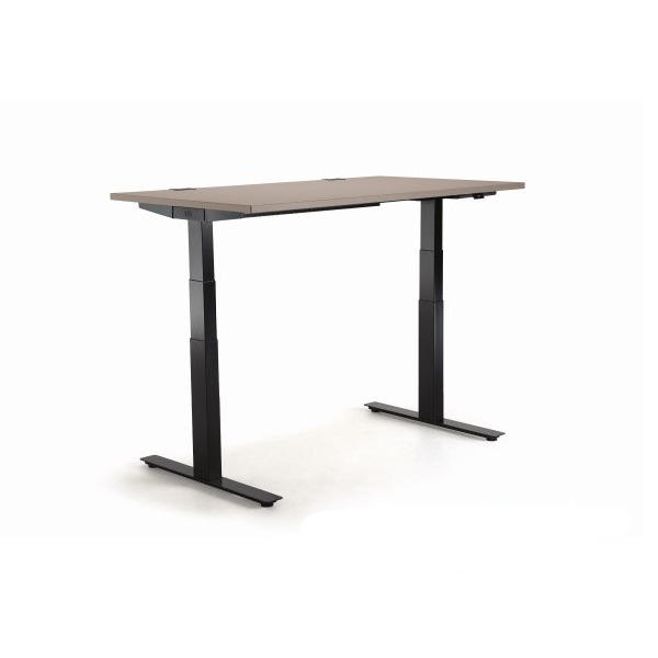 All-Inclusive Qualitäts-Paket Steh-Sitz-Tisch Active.T - Eiche/Schwarz