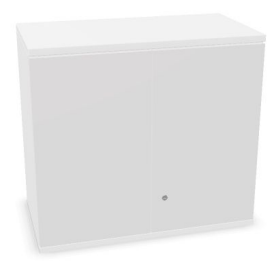 König+Neurath Flügeltüren-Aufsatzschrank ohne Sockel