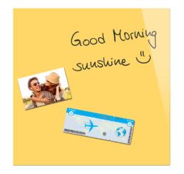 Glas-Magnettafel, 45 x 45 cm, glänzend