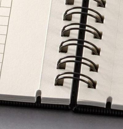 Spiralblock schwarz, DIN A5