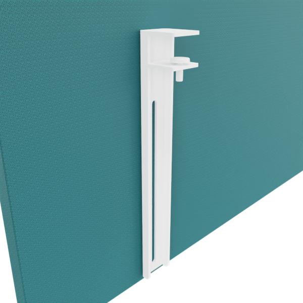 Stoffbezogenes Flyby-Paneel, anklemmbar an Tischplatte