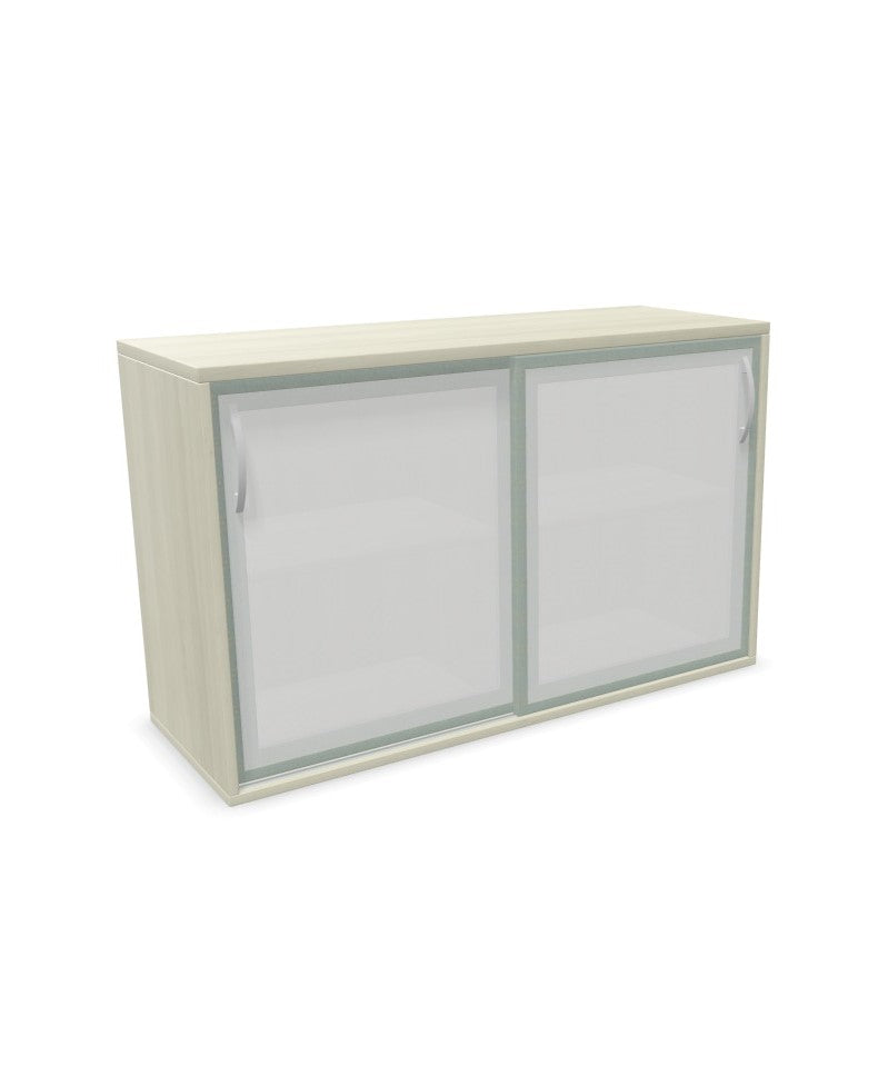 Palmberg Aufsatz-Glasschiebetürenschrank (Glas satiniert)
