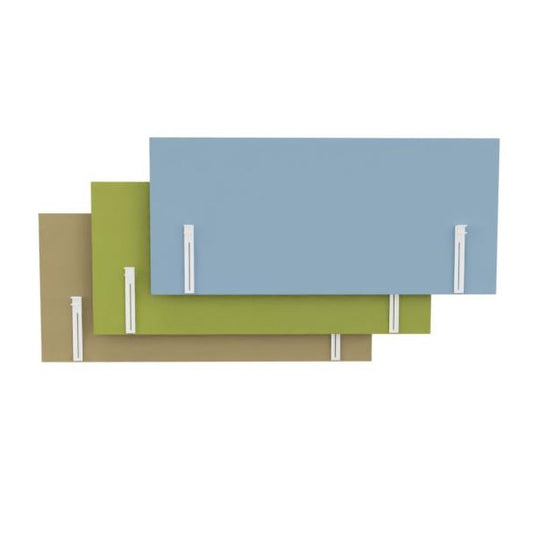 Stoffbezogenes Flyby-Paneel, anklemmbar an Tischplatte