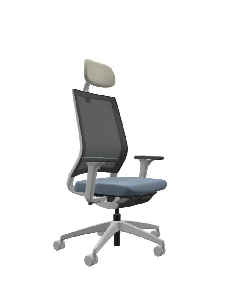 Drehstuhl Quarterback2 lichtgrau