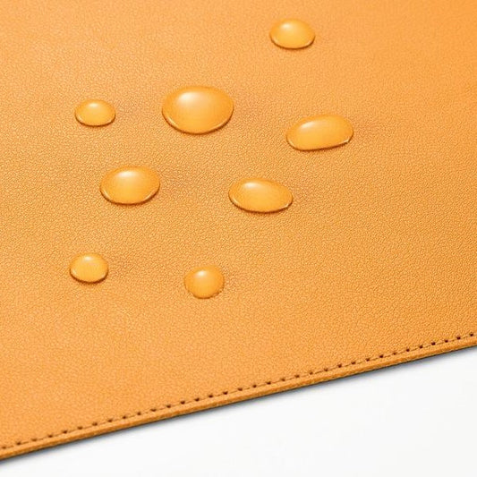 Schreibtischmatte, einrollbar, hochwertiges Lederimitat, doppelseitig, 80 x 30 cm