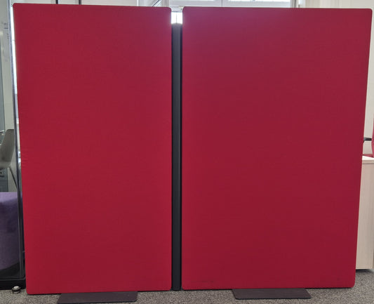 Akustikwand-Set rot -Ausstellungsstück-