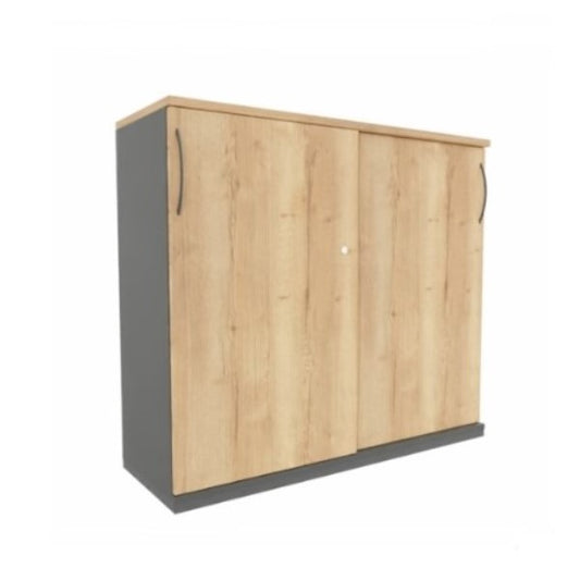 König + Neurath Schiebetürenschrank mit Sockel