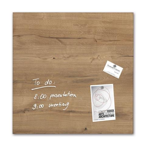 Glas-Magnettafel, 48 x 48 cm, Hochglanz