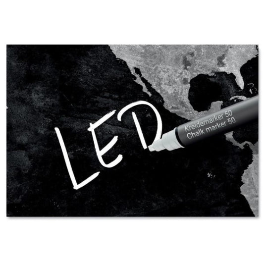 Glas-Magnetboard mit LED, 130 x 55 cm -Einzelstück-