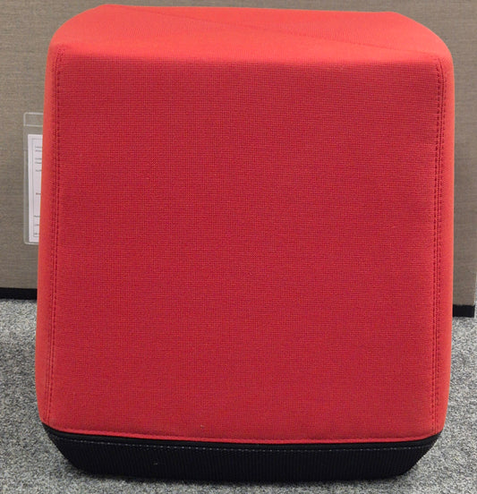 Loungehocker Pouf klein rot -Einzelstück-