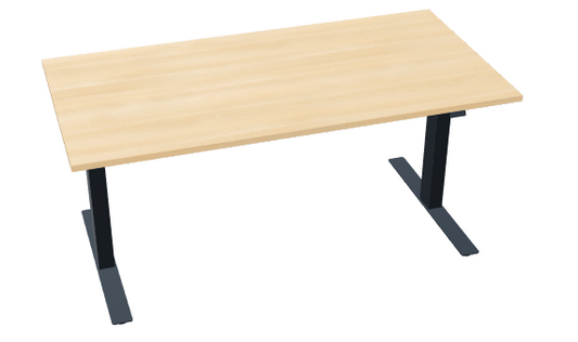 All-Inclusive Qualitäts-Paket Steh-Sitz-Tisch Active.T - Eiche/Schwarz