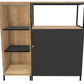 Seitenrollschrank mit Regal 3 OH -Einzelstück