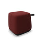 Loungehocker Pouf klein rot -Einzelstück-
