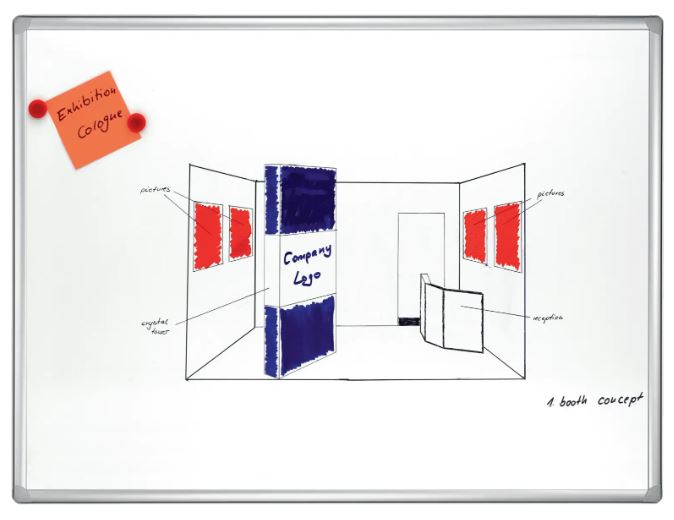 Schreibtafel 300 x 120 cm -Einzelstück-