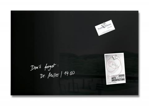 Glas-Magnettafel, 91 x 46 cm, Hochglanz